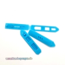 1x Hundespange / Balken 3,5cm Himmelblau mit Löchern zum basteln